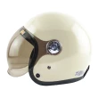 【iMini】銀邊內墨鏡/泡泡鏡 素色成人騎士帽(原廠授權 抗UV鏡片 3/4罩式 安全帽)
