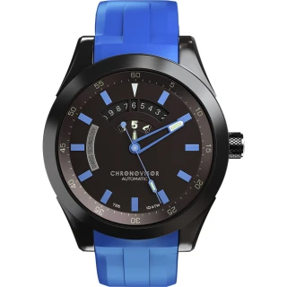 Chronovisor 維度旅人  GENESIS系列機械腕錶-46mm藍 母親節(CVNM7104-R-BE)