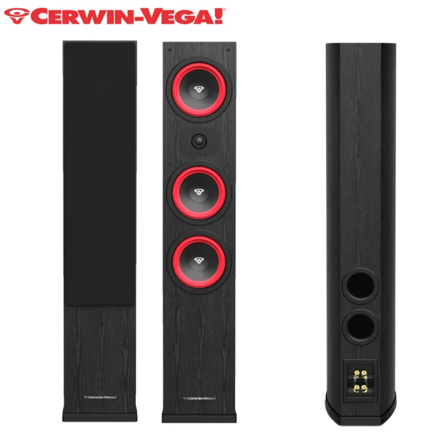 CERWIN-VEGA LA365 6.5吋 三音路喇叭(落地型主聲道喇叭黑色 一對)
