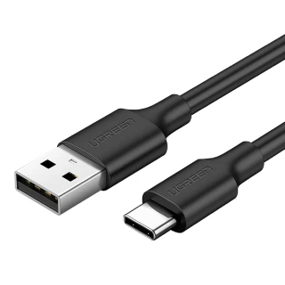 【綠聯】1M USB-A to Type-C高速手機傳輸充電線 快充(黑色升級版/3A快充/1米)