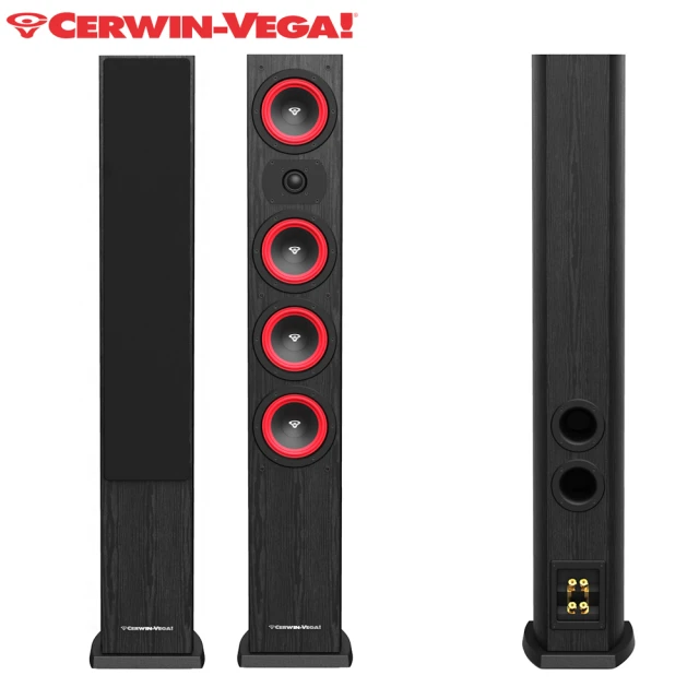 CERWIN-VEGA LA44黑色 4吋 三音路喇叭(落地型主聲道喇叭 一對)