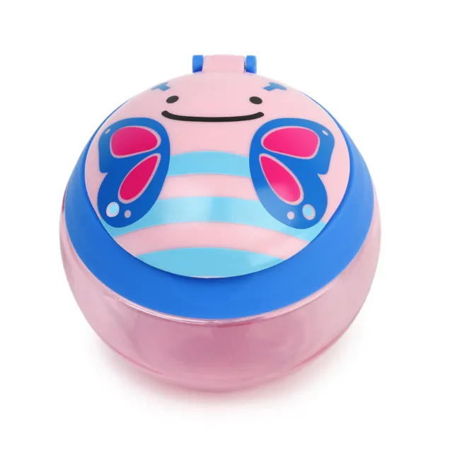 【Skip Hop】官方總代理 ZOO球型防漏零食盒(攜帶零食盒 嬰幼兒零食盒)