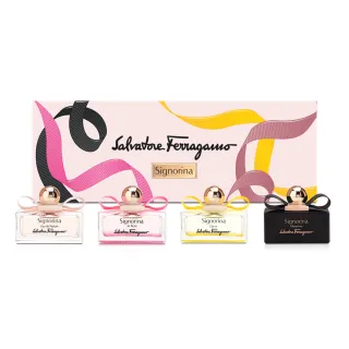 【Salvatore Ferragamo】經典女伶迷你香水禮盒5mlx4(專櫃公司貨)