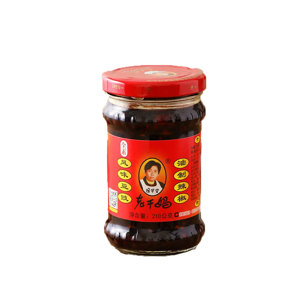 【老干媽】風味豆豉油制辣椒 210g(全素/豆鼓油)