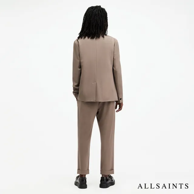 【ALLSAINTS】HELM 人造絲輕薄修身九分西裝褲 MM021Z(修身版型)