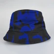【Alexander McQueen】塗鴉尼龍漁夫帽(藍x黑)