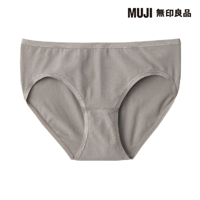 【MUJI 無印良品】女有機棉混彈性低腰短版內褲(共5色)