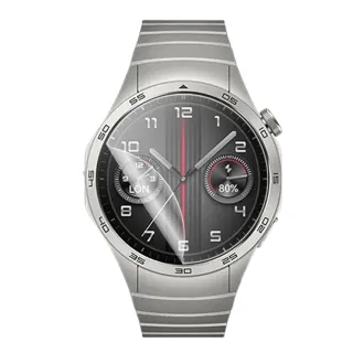 【o-one台灣製-小螢膜】華為 HUAWEI WATCH GT4 46mm 滿版螢幕保護貼 兩入組(曲面 軟膜 SGS 自動修復)