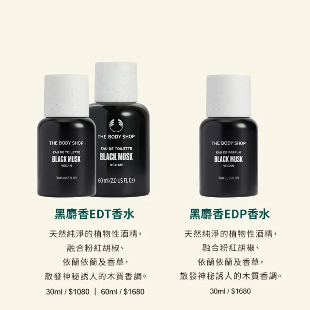 【THE BODY SHOP 美體小舖】黑麝香EDT香水(60ML)