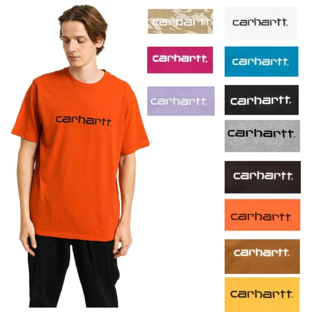 【carhartt】Carhartt wip 純棉 基本款字母logo 圓領 短袖T恤 多色可選(美國進口平行輸入)