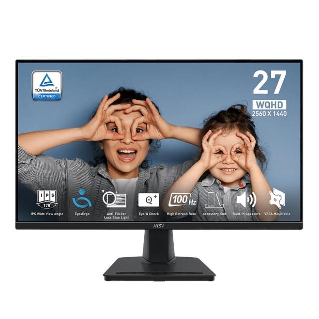 【MSI 微星】PRO MP275Q 27型 IPS 16:9 100Hz 顯示器(HDMI/DP/1ms MPRT)