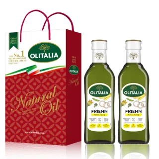 【Olitalia 奧利塔】高溫專用葵花油禮盒組(500mlx2瓶)