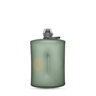 【HydraPak】Stow 1L 軟式水壺 河谷綠(軟式水瓶、軟式水壺、登山配件、儲水袋、濾水壺)