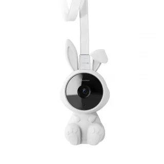 【FAMMIX 菲米斯】兔寶寶200萬畫素廣角夜視Wi-Fi嬰幼攝影機/監視器(環境溫度偵測/遠端操控/APP雙向對講)
