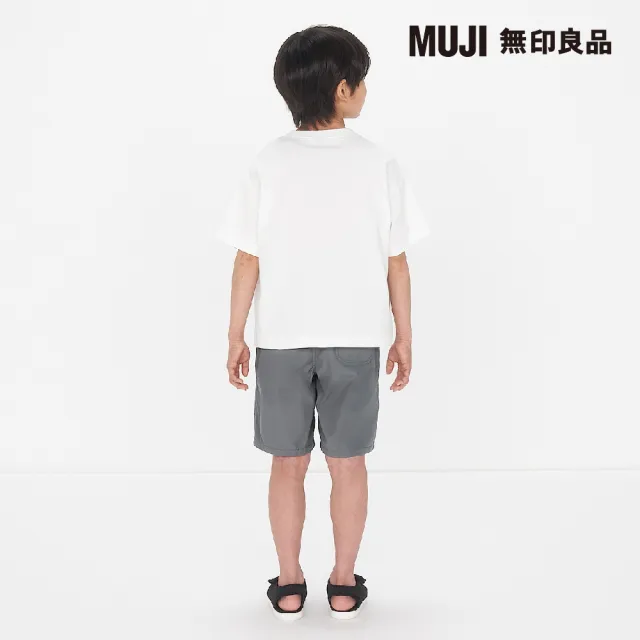 【MUJI 無印良品】兒童棉混聚酯纖維涼感寬版短袖Ｔ恤(共11色)