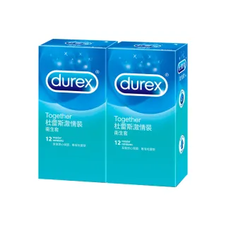 【Durex 杜蕾斯】激情裝保險套12入*2盒(共24入 保險套/保險套推薦/衛生套/安全套/避孕套/避孕)