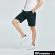 【GFoneone】男戶外防潑立體袋短褲-黑(男短褲)