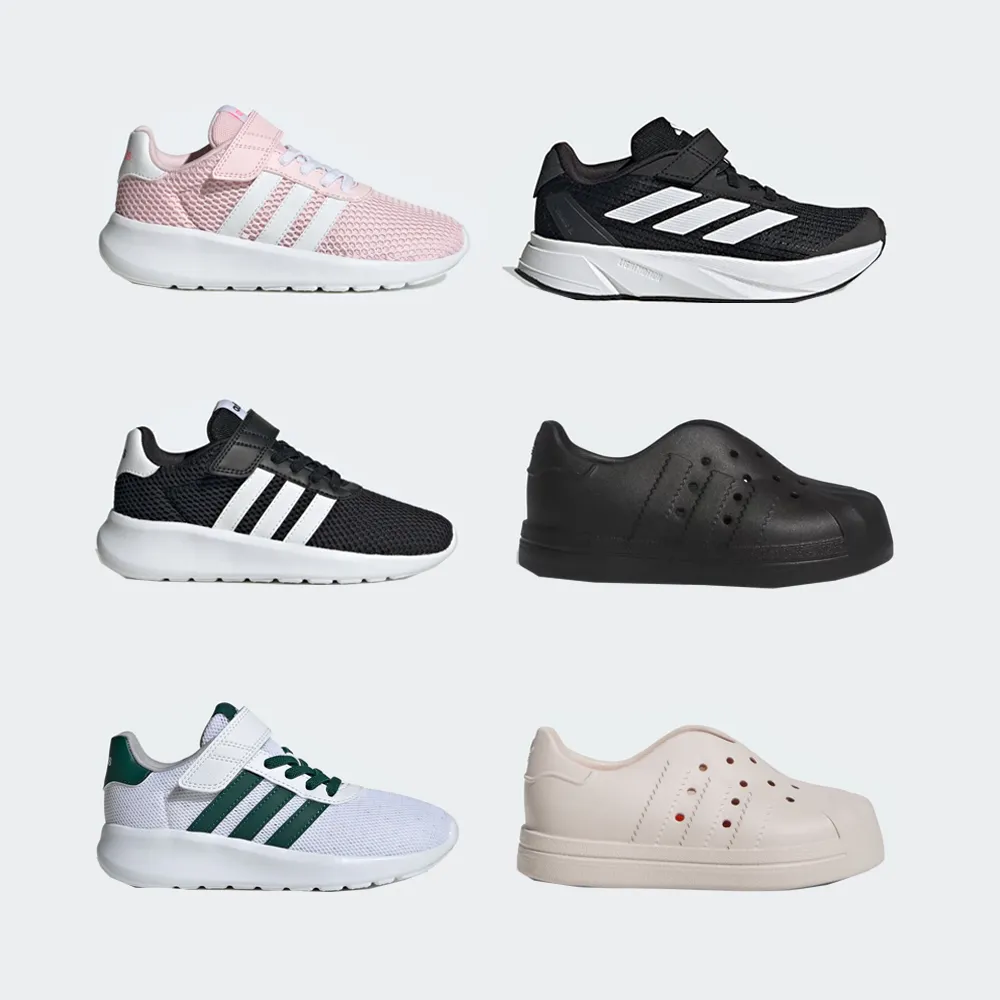 【adidas 愛迪達】運動鞋 休閒鞋 童鞋 多款(H03629&HQ3763&ID8489&IG2460&IG0203)