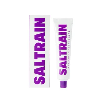 【SALTRAIN】極亮淨白灰鹽牙膏-紫 80g(亮牙神器 專櫃公司貨)