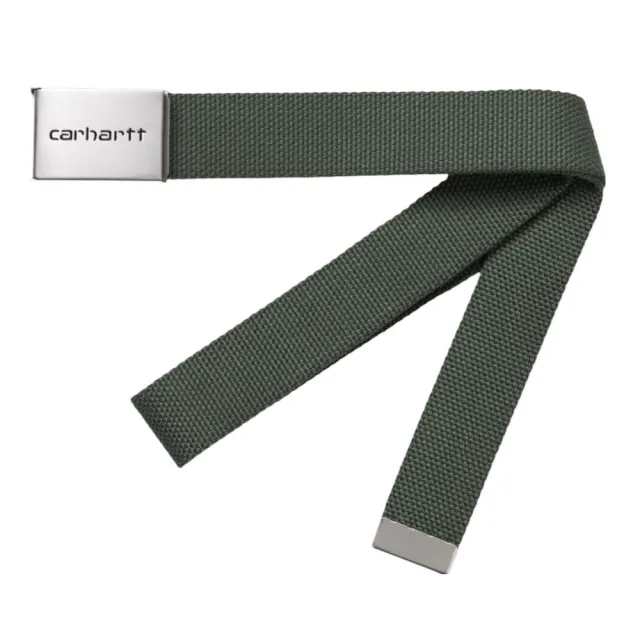 【carhartt】Carhartt WIP Belt 歐版 金屬扣 刻印logo 帆布腰帶(美國進口平行輸入)