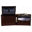 【Tommy Hilfiger】Tommy Hilfiger 男士簡約logo 質感皮夾 禮盒組 雙折短夾(美國進口平行輸入)