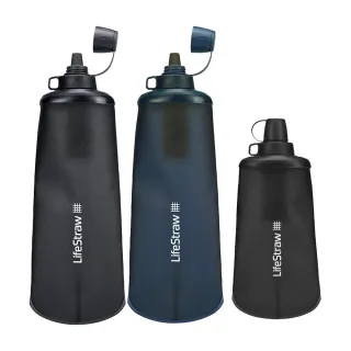 【LifeStraw】Peak 頂峰系列軟式水瓶 1000ml(悠遊戶外)