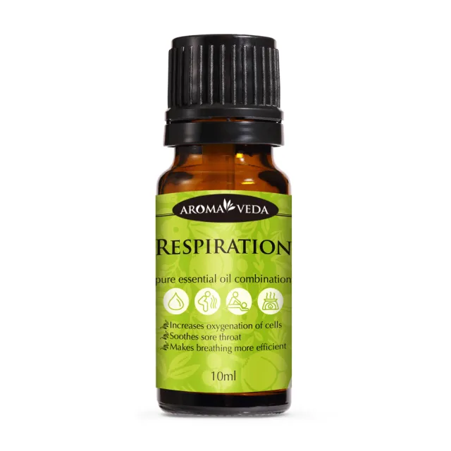 【Aroma•veda艾蘿蔓】瀞呼吸有機複方精油10ml(美國官方有機認證淨化空氣維持呼吸系統健康)