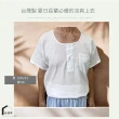 【PIN HAPPINESS】MIT台灣製麻紗短袖汗衫 麻紗上衣(阿公衣服 長輩衣服 銀髮族)
