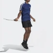 【adidas 愛迪達】上衣 男款 短袖上衣 運動 吸排 亞規 TR-ES BASE 3S T 藍 IB8152