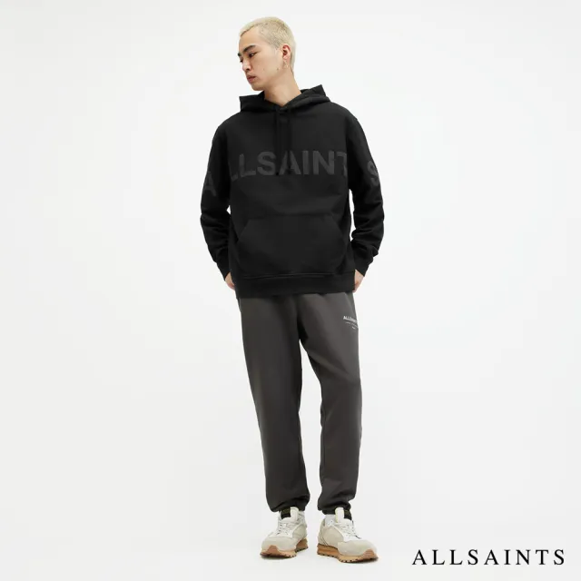 【ALLSAINTS】BIGGY 重磅寬鬆純棉LOGO 連帽衛衣(寬鬆版型)