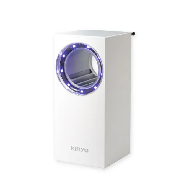 【KINYO】光控吸入捕蚊燈 KL-5383(內置鋰電池可充飽電攜帶外出)