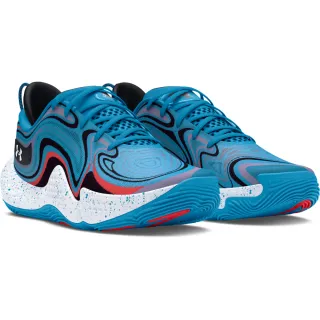 【UNDER ARMOUR】UA 男女同款 Spawn 6 MM 籃球鞋 運動鞋_3027259-400(藍色)