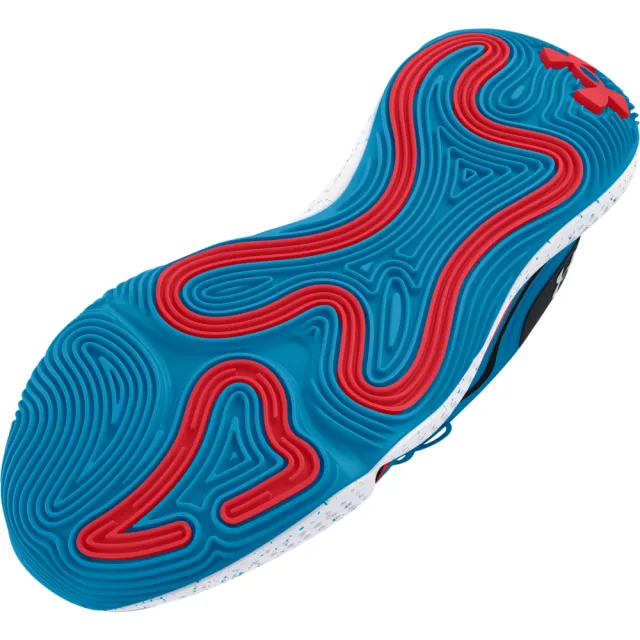【UNDER ARMOUR】UA 男女同款 Spawn 6 MM 籃球鞋 運動鞋_3027259-400(藍色)