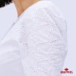 【BRAPPERS】女款 典雅蕾絲雕花襯衫(白)