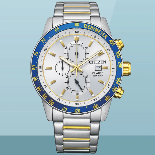 CITIZEN 星辰 Chronograph系列 經典時尚計時腕錶(AN3686-53A)