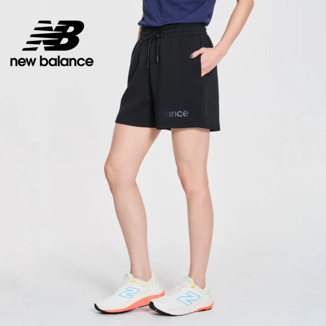 NEW BALANCE NB 挺版太空棉短褲_女性_黑色_WS41550BK(美版 版型偏大)