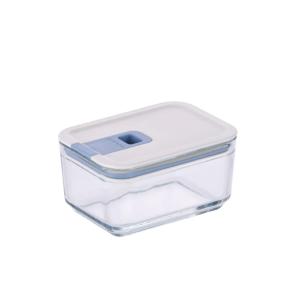 【NEOFLAM】Perfect Seal系列玻璃保鮮盒長方形500ml(可堆疊/耐熱400°C)