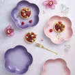 【Le Creuset】瓷器花型盤 20 cm-中(薔薇粉)