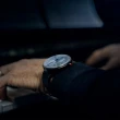 【klokers 庫克】KLOK-01-D7-B 午夜藍錶頭-黑殼+單圈皮革錶帶