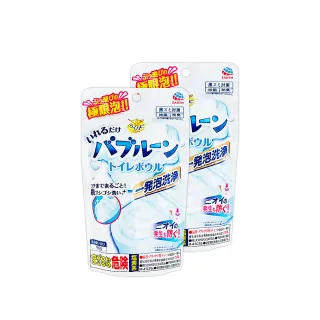 【日本 地球製藥】馬桶泡沫清潔粉180gx2入