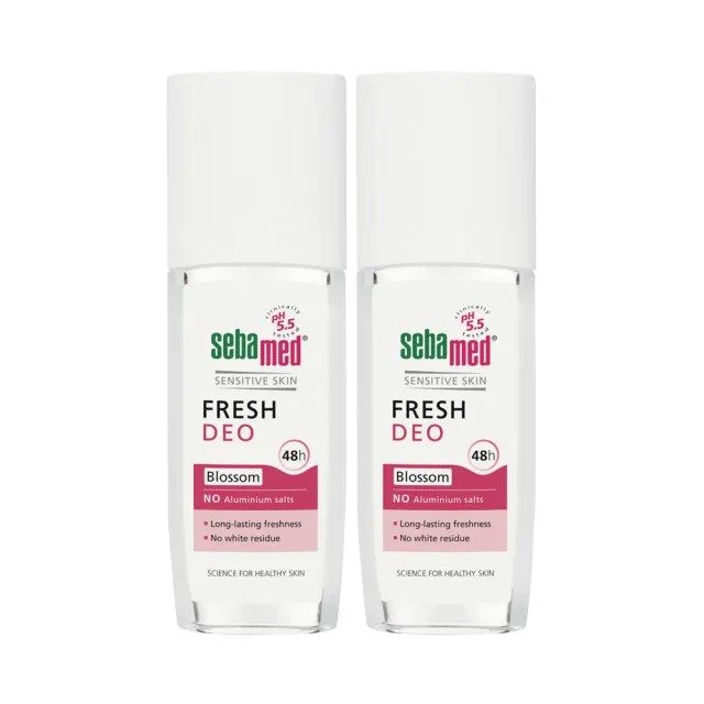 【SEBAMED 施巴】體香露 檀香/茉莉/檸檬x2入(總代理)