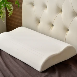 【班尼斯】麵包型天然乳膠枕 壹百萬馬來西亞製正品保證-附抗菌棉織布套、手提收納袋(枕頭)