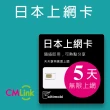 【citimobi】日本上網卡-5天吃到飽(不限流量)