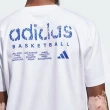 【adidas 愛迪達】CITY FOUNDATION 短袖上衣(IN6369 男款 運動上衣 白)