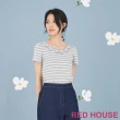 【RED HOUSE 蕾赫斯】俏麗蝴蝶結條紋T-shirt(共2色)