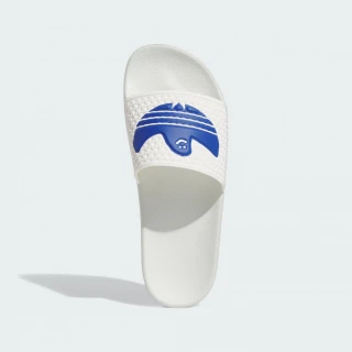 【adidas 愛迪達】拖鞋 男鞋 女鞋 運動 Mark Gonzales SHMOOFOIL SLIDE 白藍 IE3086