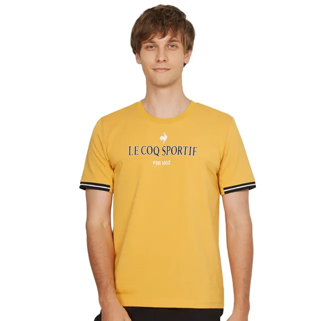 【LE COQ SPORTIF 公雞】休閒潮流短袖T恤 男女款-3色-LWT23201