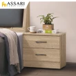 【ASSARI】梅爾鋼刷橡木床邊櫃(寬53x深40x高50cm)