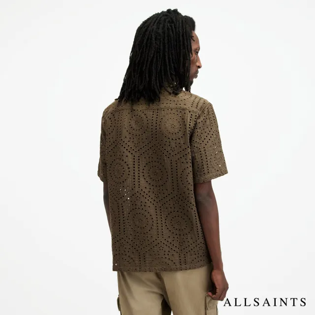 【ALLSAINTS】PUEBLO 寬鬆刺繡短袖夏威夷襯衫 MS503Z(舒適版型)