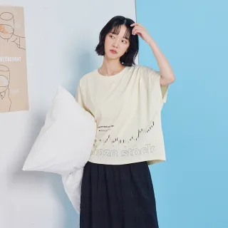 【gozo】股市大漲K線圖連袖T恤(兩色)